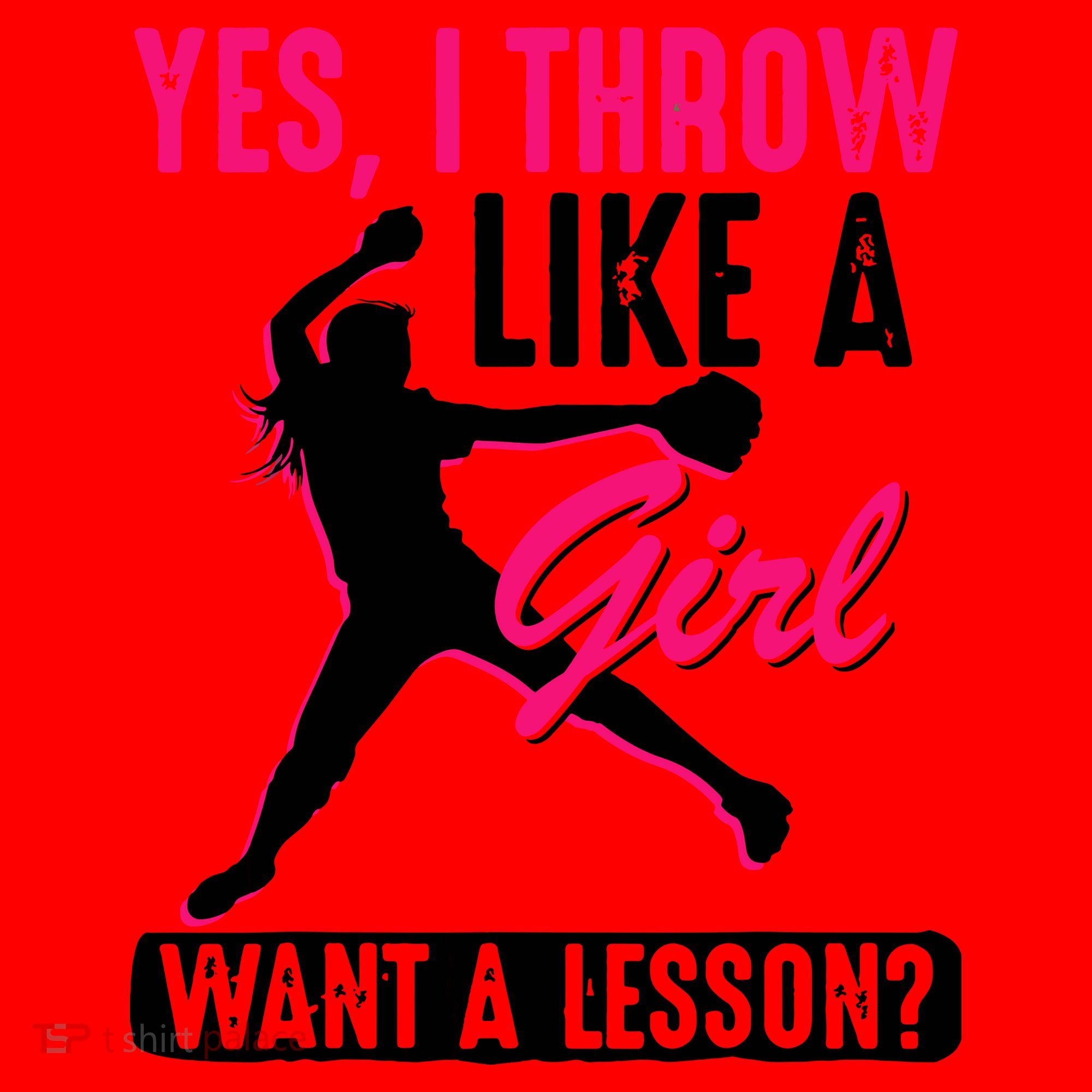 Yes I Throw Like A Girl Cool Pitchers Funny Softball Gift Santa Hat