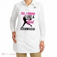 Yes I Throw Like A Girl Cool Pitchers Funny Softball Gift Apron thumb 2