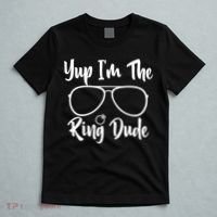 Yup Im The Ring Dude Funny Ring Bearer Wedding Gift T-Shirt thumb 5