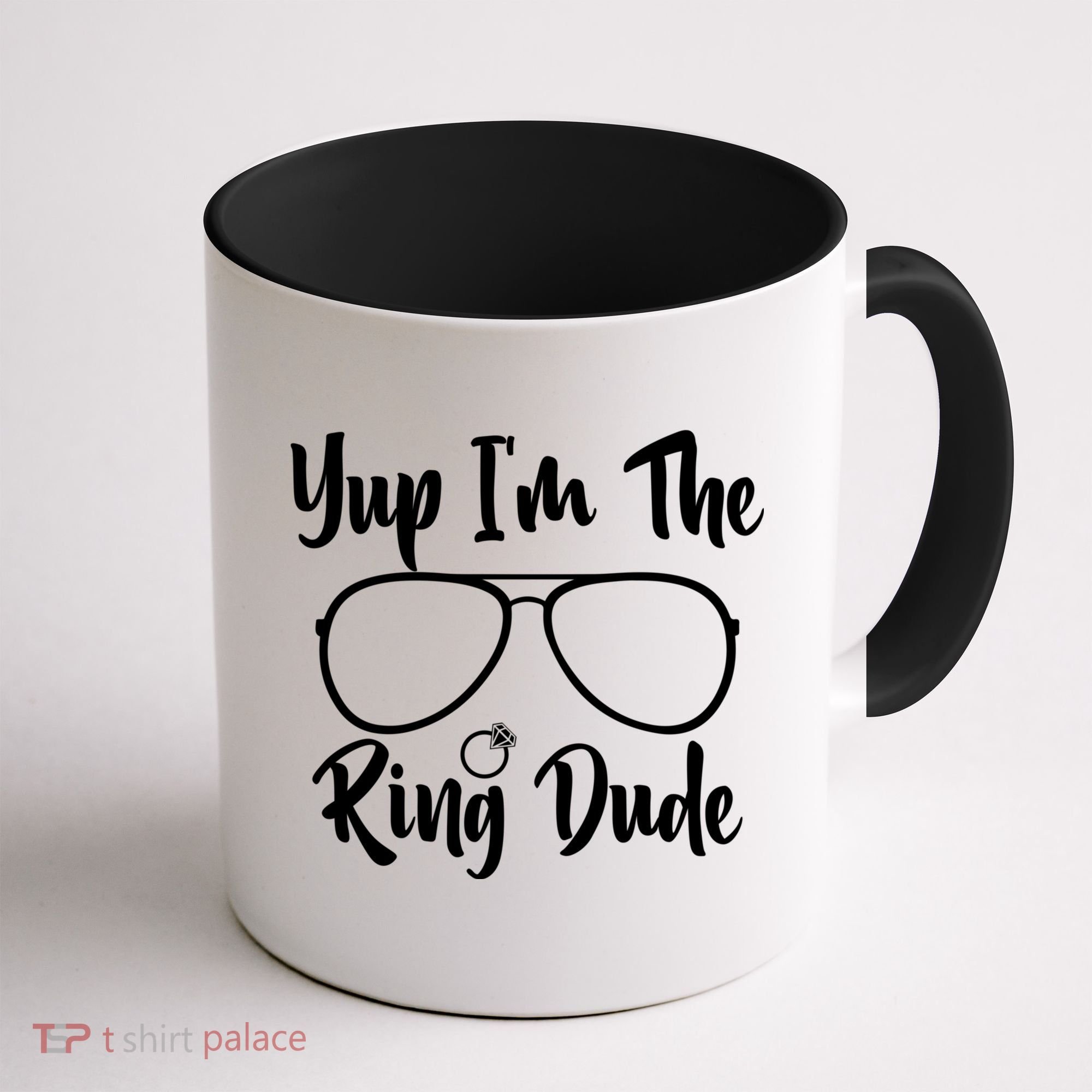 Yup Im The Ring Dude Funny Ring Bearer Wedding Gift Coffee Mug