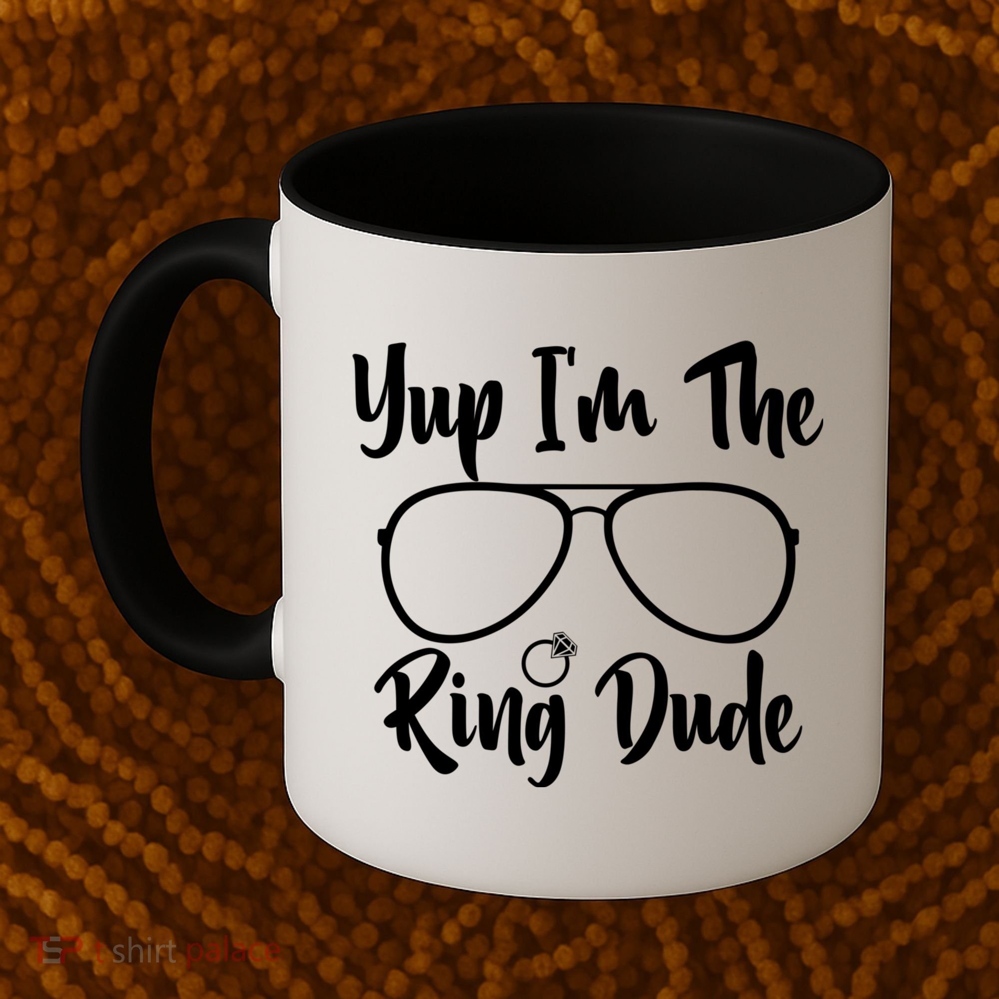 Yup Im The Ring Dude Funny Ring Bearer Wedding Gift Coffee Mug