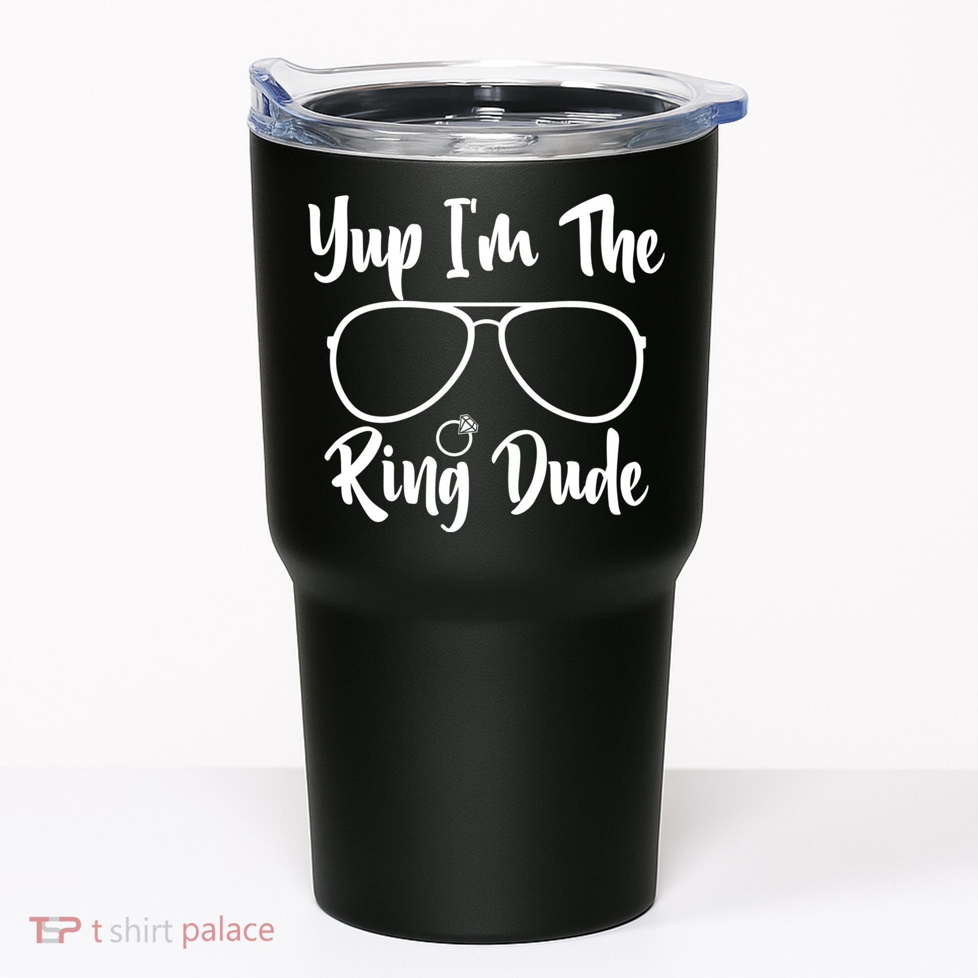 Yup Im The Ring Dude Funny Ring Bearer Wedding Gift Tumbler