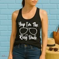Yup Im The Ring Dude Funny Ring Bearer Wedding Gift Women's Tank Top thumb 2