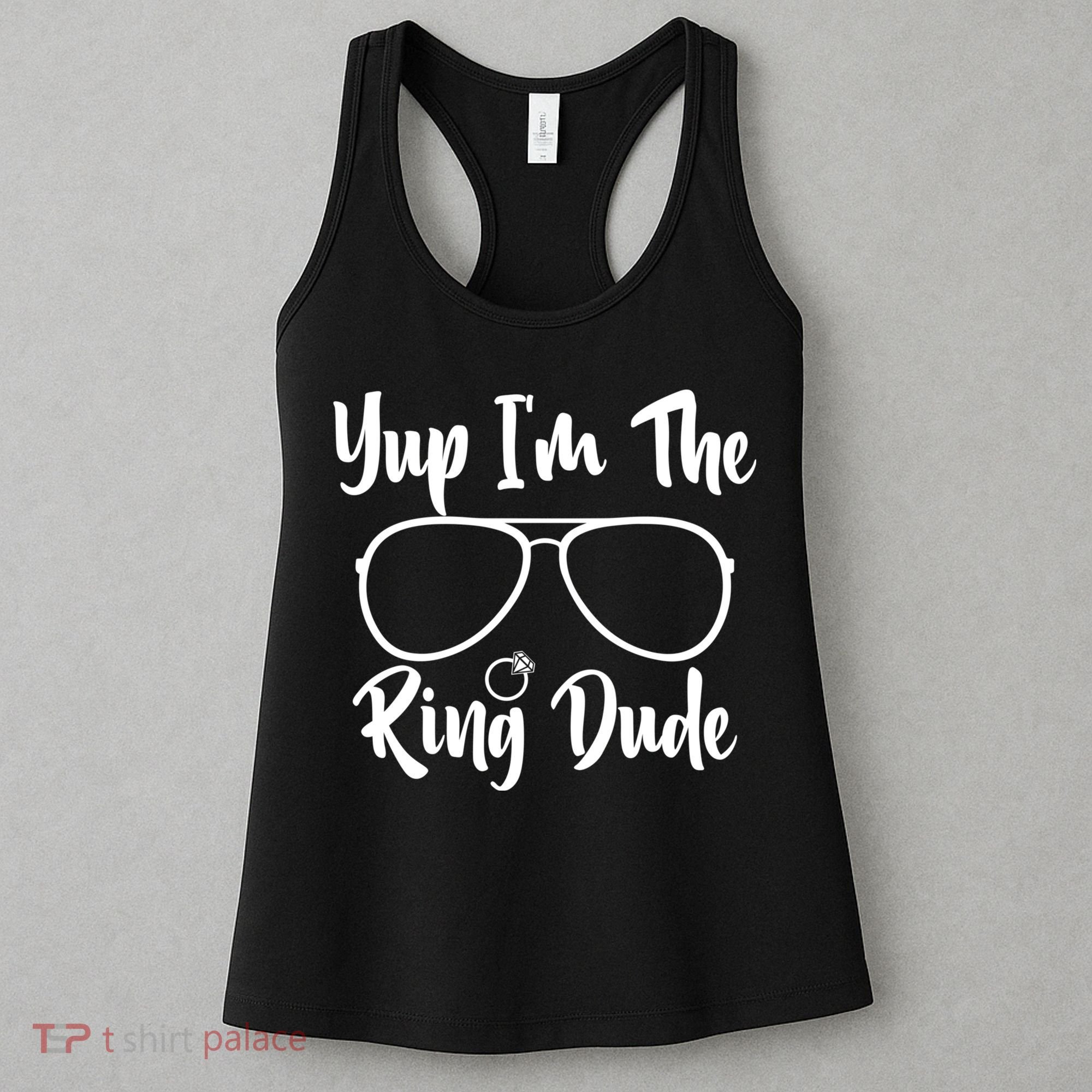 Yup Im The Ring Dude Funny Ring Bearer Wedding Gift Women's Tank Top