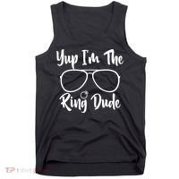 Yup Im The Ring Dude Funny Ring Bearer Wedding Gift Tank Top thumb 0