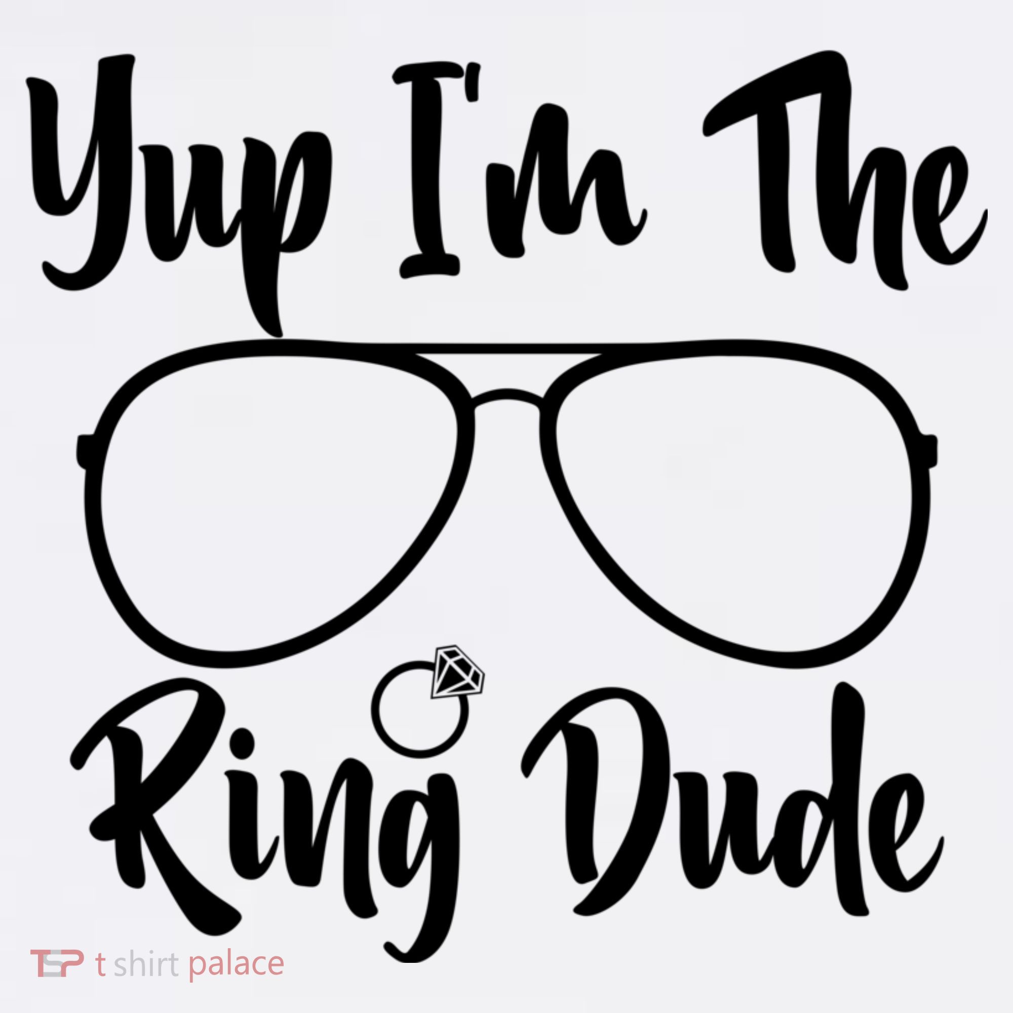 Yup Im The Ring Dude Funny Ring Bearer Wedding Gift Comfort Colors Garment-Dyed Hooded Sweatshirt