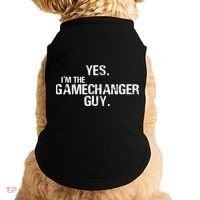 Yes I'm The Gamechanger Guy Funny Baseball Doggie Tank thumb 0
