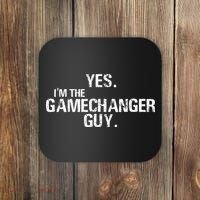 Yes I'm The Gamechanger Guy Funny Baseball Coaster thumb 0