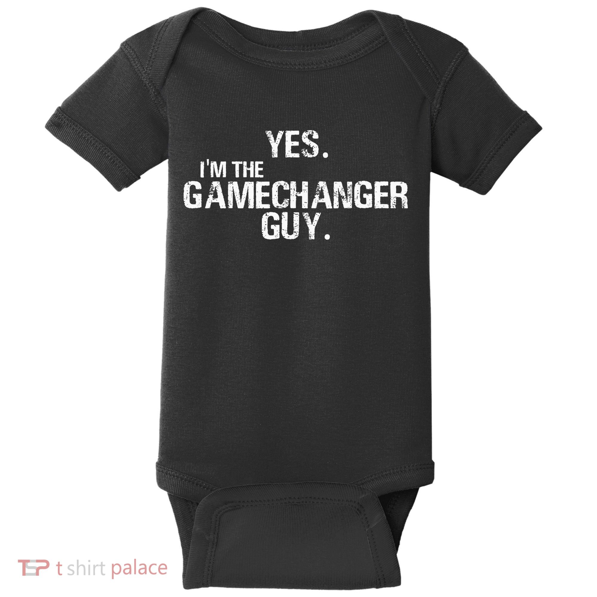 Yes I'm The Gamechanger Guy Funny Baseball Baby Bodysuit