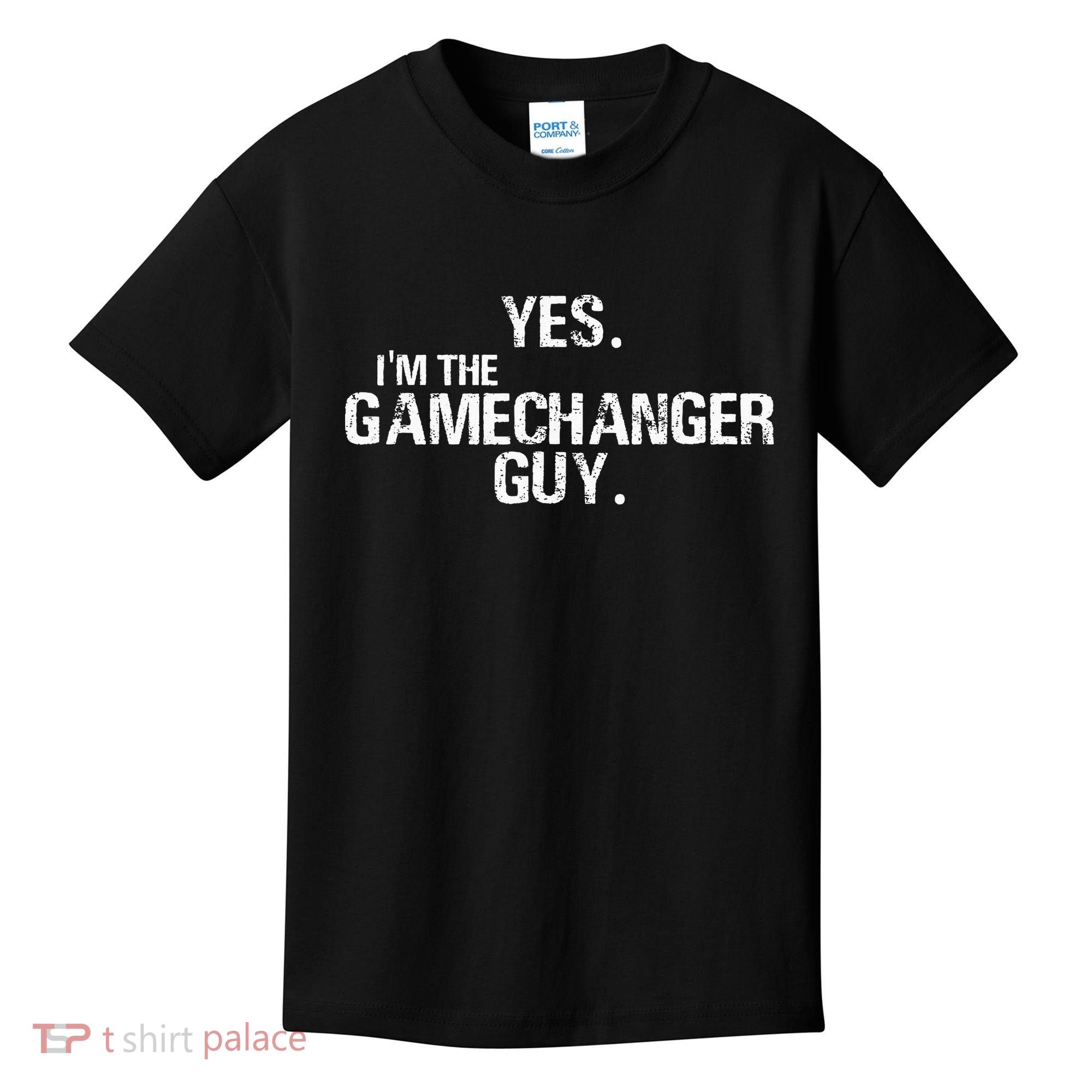Yes I'm The Gamechanger Guy Funny Baseball Kids T-Shirt