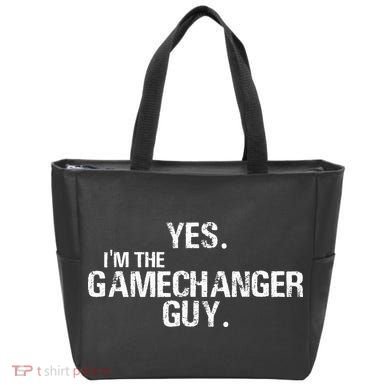 Yes I'm The Gamechanger Guy Funny Baseball Tote Bag