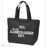 Yes I'm The Gamechanger Guy Funny Baseball Tote Bag thumb 3
