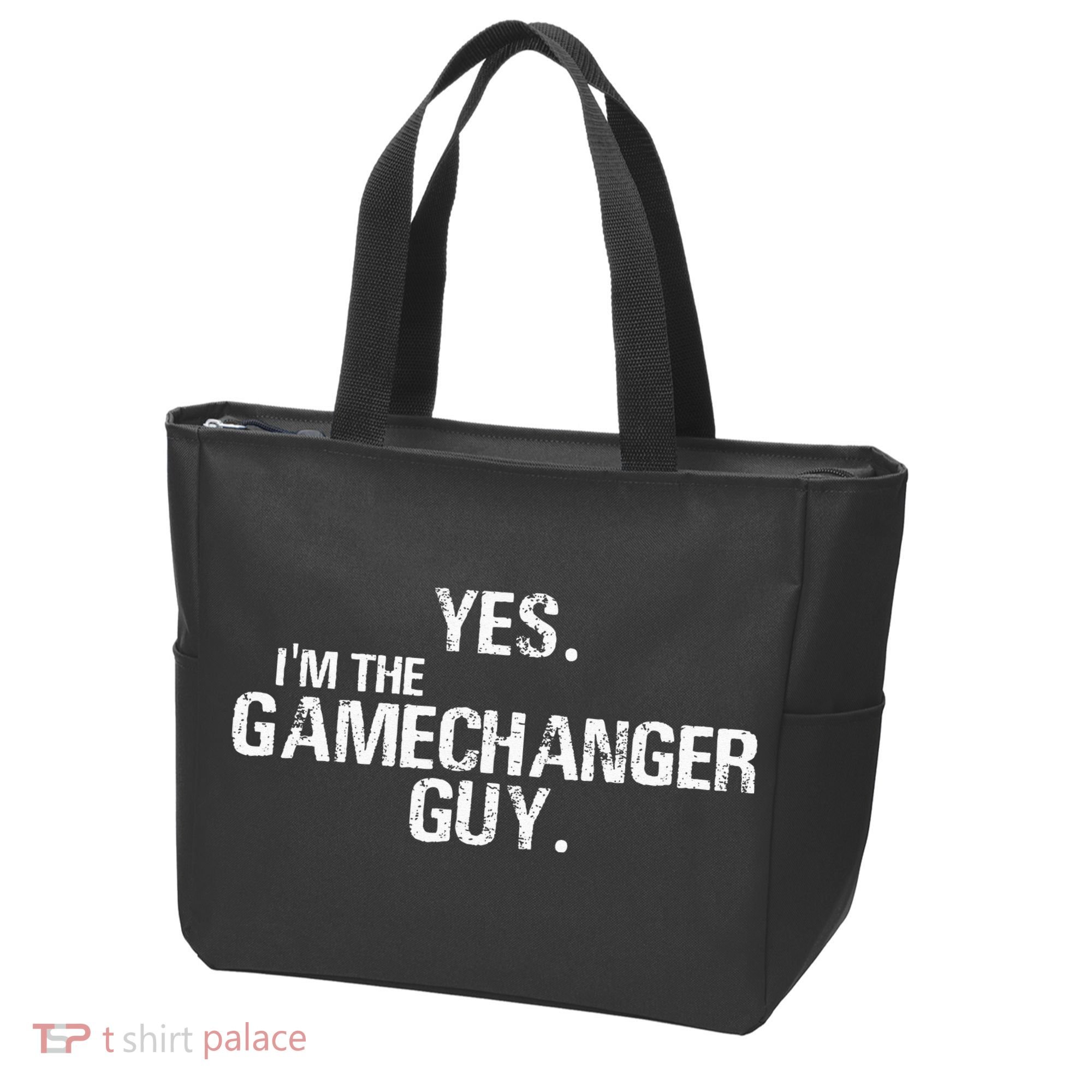 Yes I'm The Gamechanger Guy Funny Baseball Tote Bag