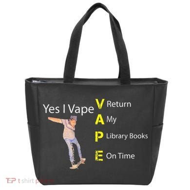 Yes I VAPE Return My Library Books On Time Tote Bag