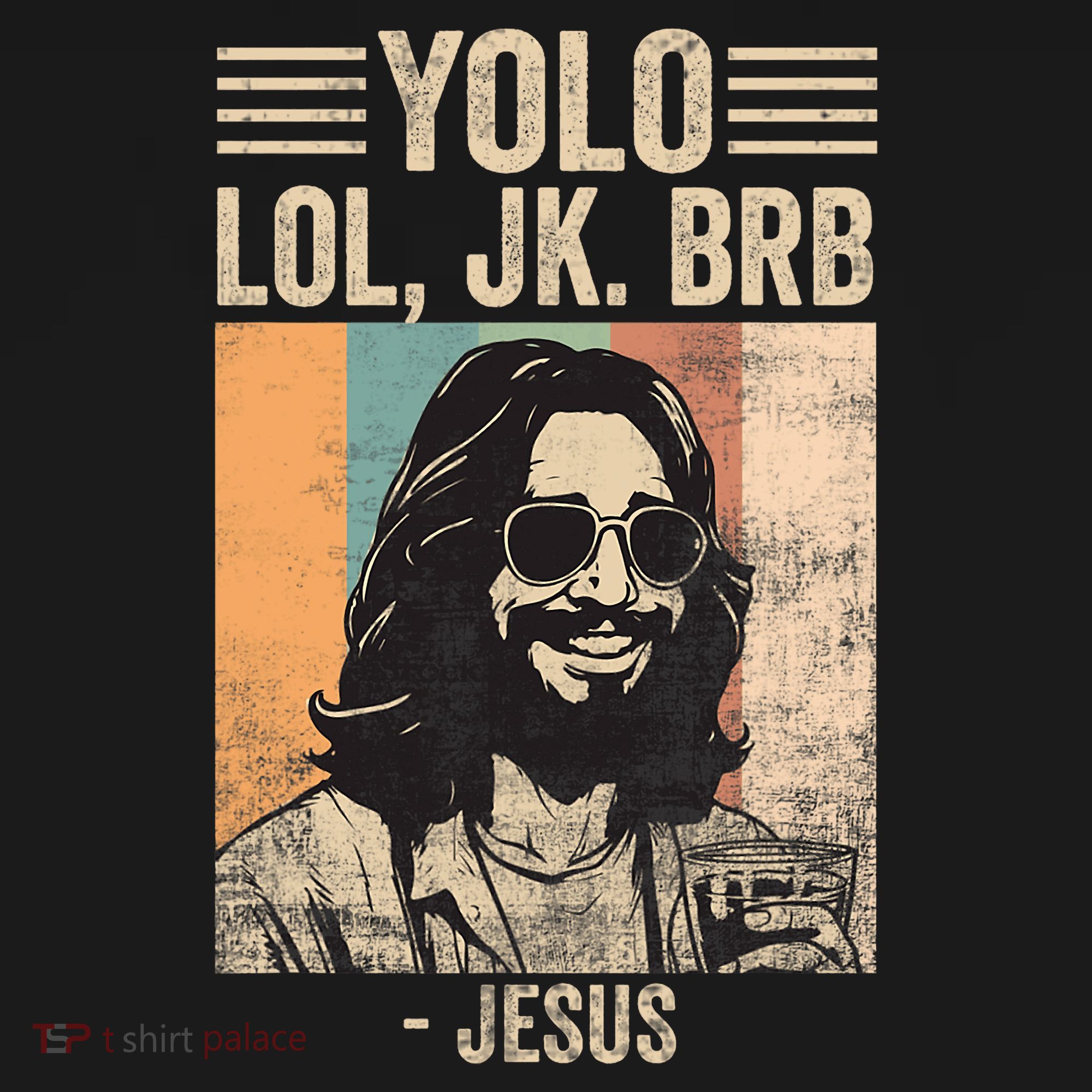 Yolo Jk Brb Jesus Funny Easter Day Ressurection Christians Women's Tank Top