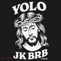 Yolo Jk Brb – Funny Christian Easter Resurrection Jesus Women's Hoodie thumb 2