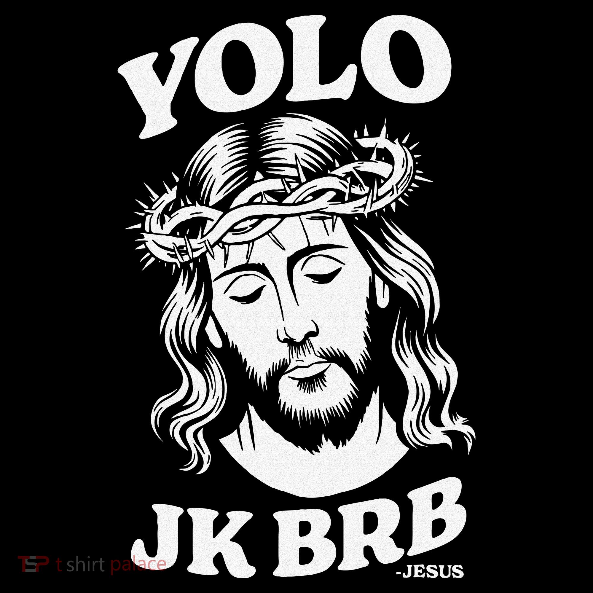 Yolo Jk Brb – Funny Christian Easter Resurrection Jesus Women's Hoodie