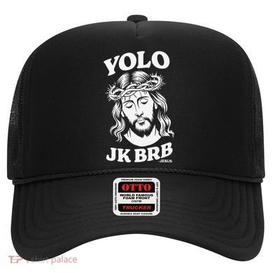 Yolo Jk Brb – Funny Christian Easter Resurrection Jesus Hat