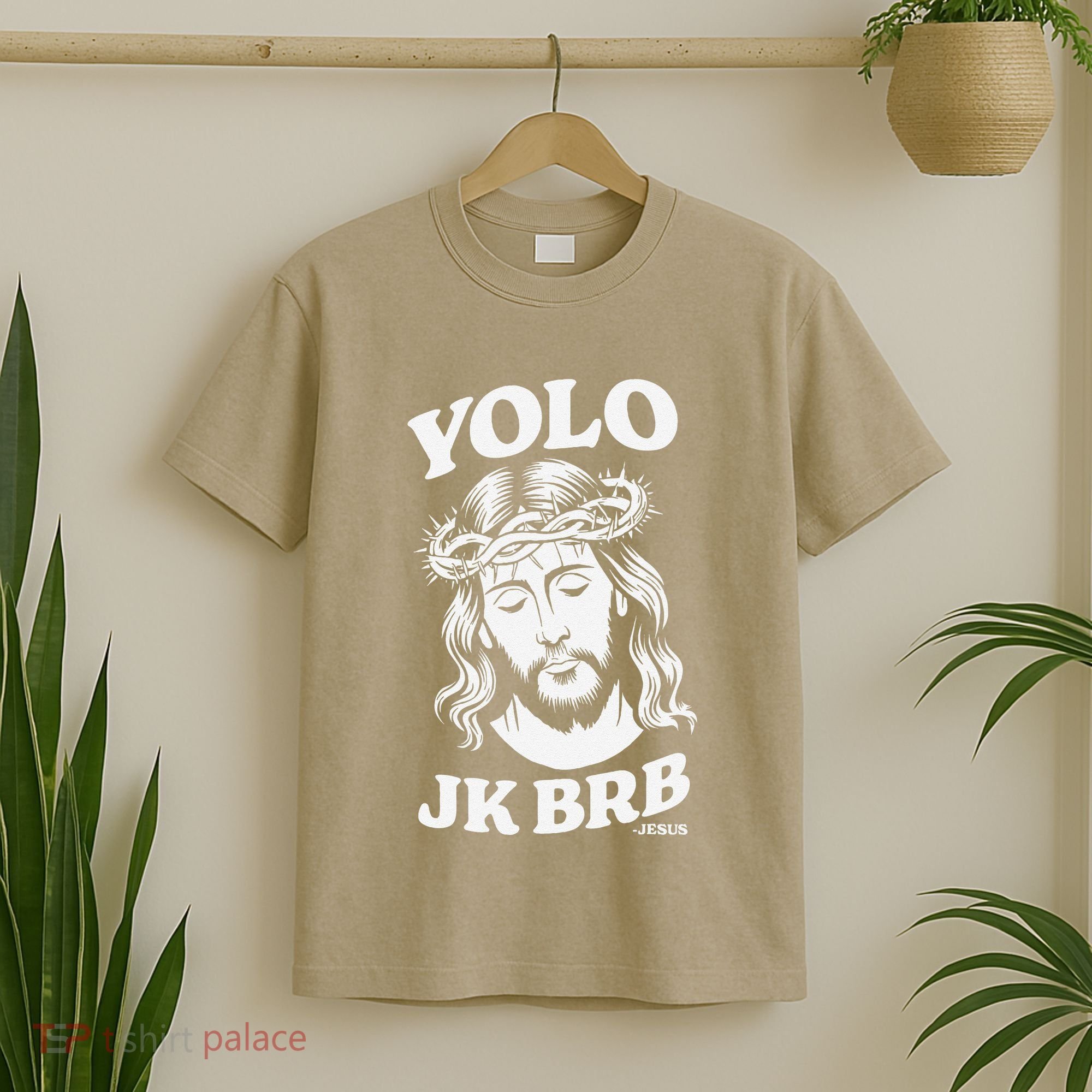 Yolo Jk Brb – Funny Christian Easter Resurrection Jesus T-Shirt