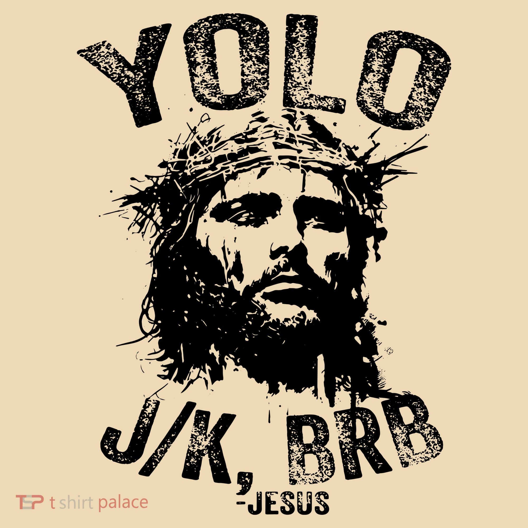 Yolo Jk Brb Jesus Funny Resurrection Christians Easter Day Tote Bag