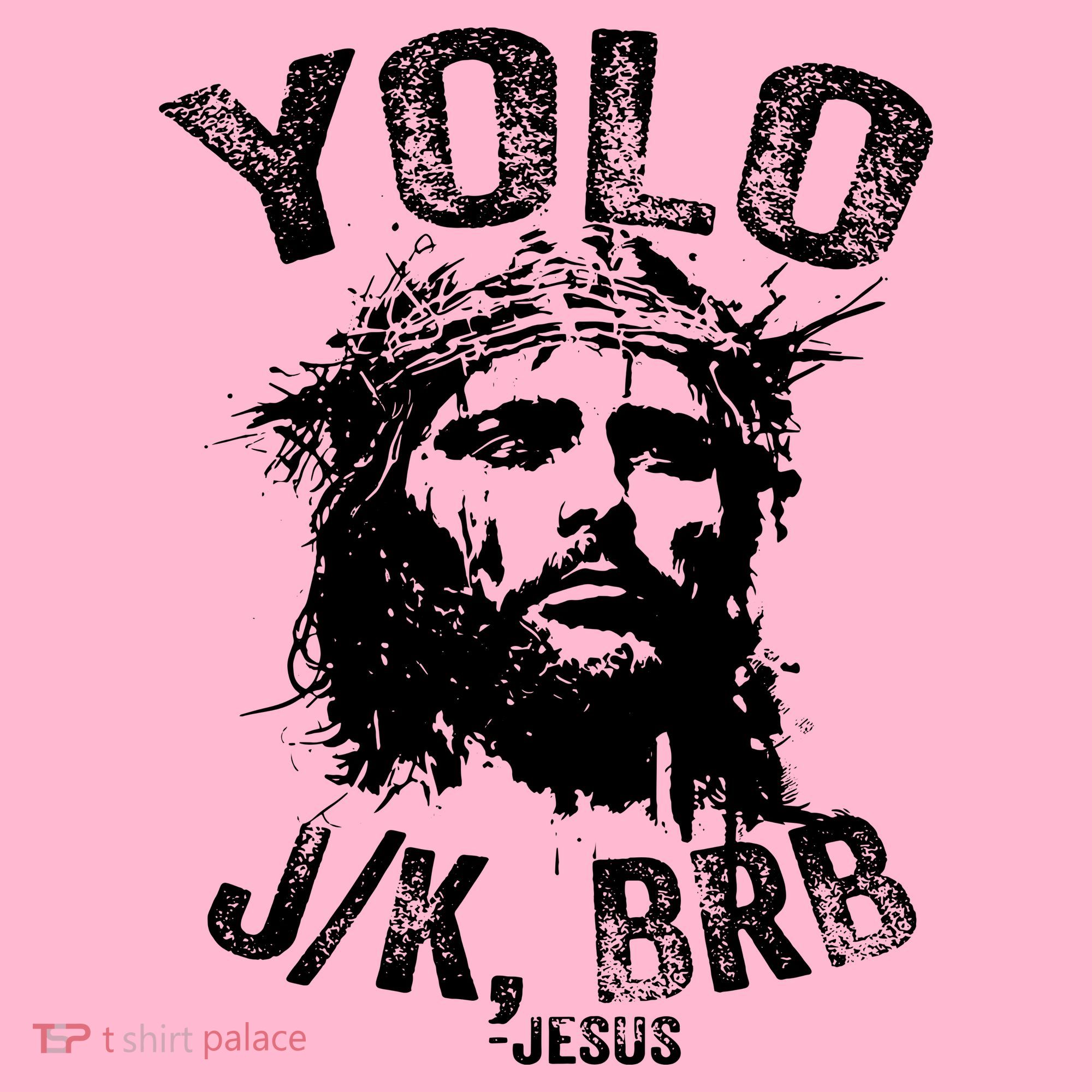 Yolo Jk Brb Jesus Funny Resurrection Christians Easter Day Coaster