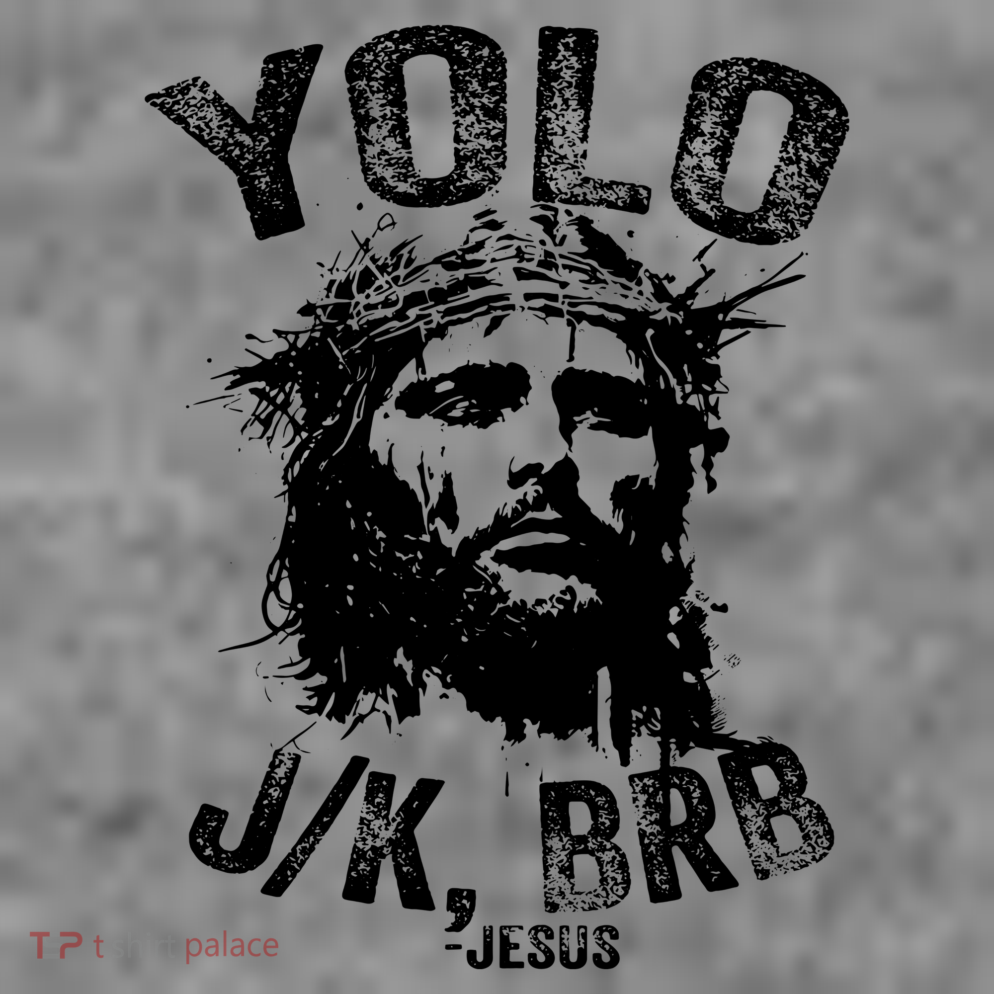Yolo Jk Brb Jesus Funny Resurrection Christians Easter Day Toddler Hoodie