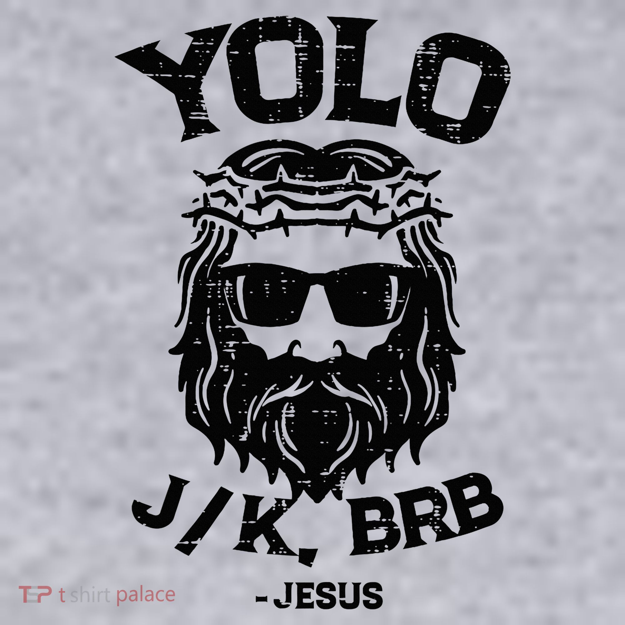 Yolo Jk Brb Jesus Funny Easter Day Ressurection Christians Women's Sweatshirt