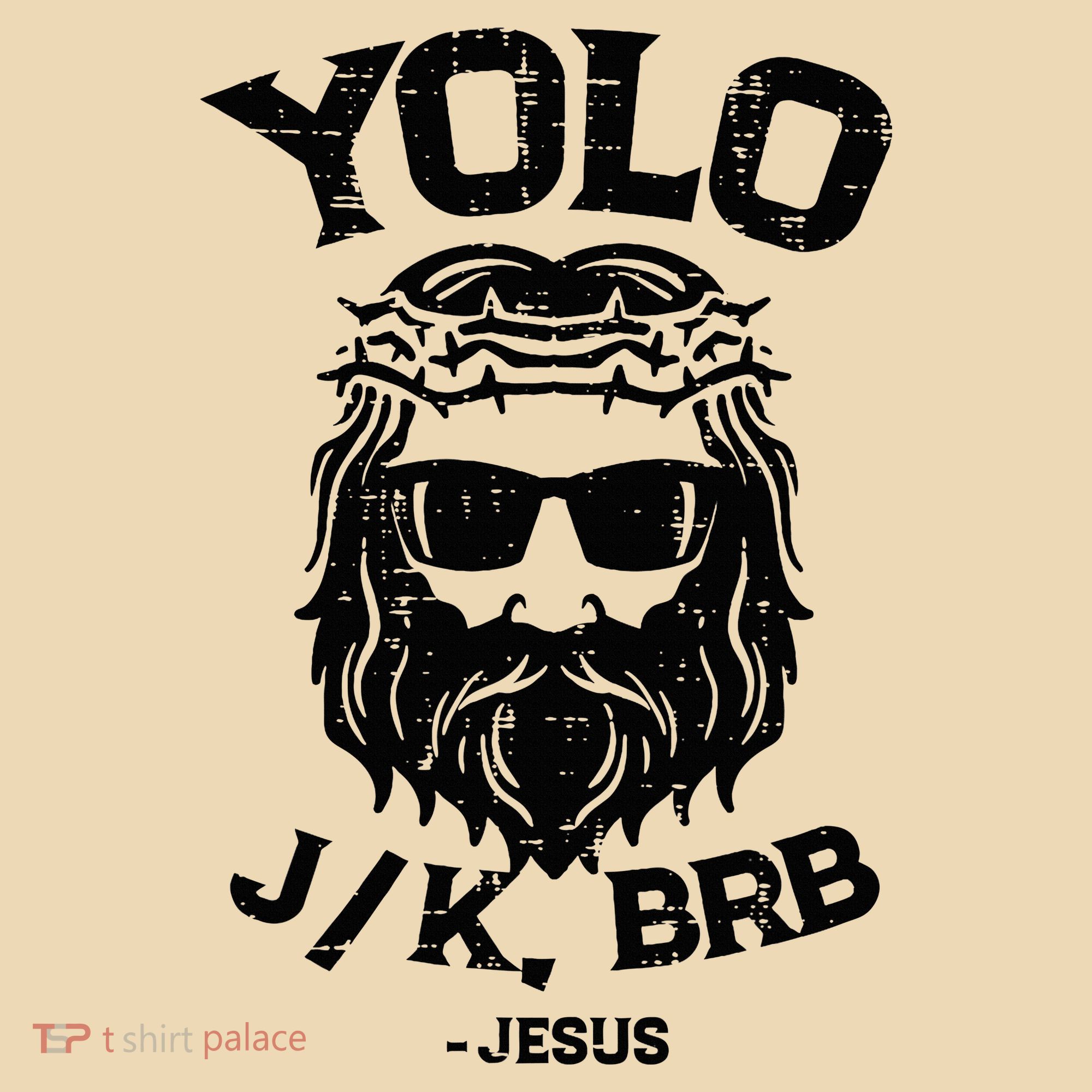 Yolo Jk Brb Jesus Funny Easter Day Ressurection Christians Tote Bag
