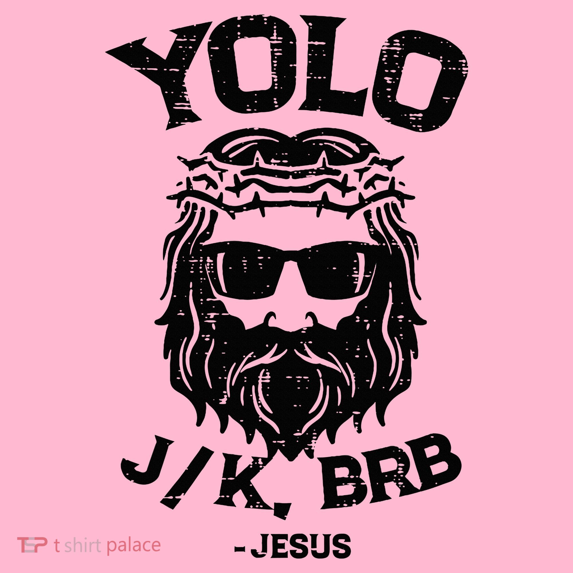 Yolo Jk Brb Jesus Funny Easter Day Ressurection Christians Coaster