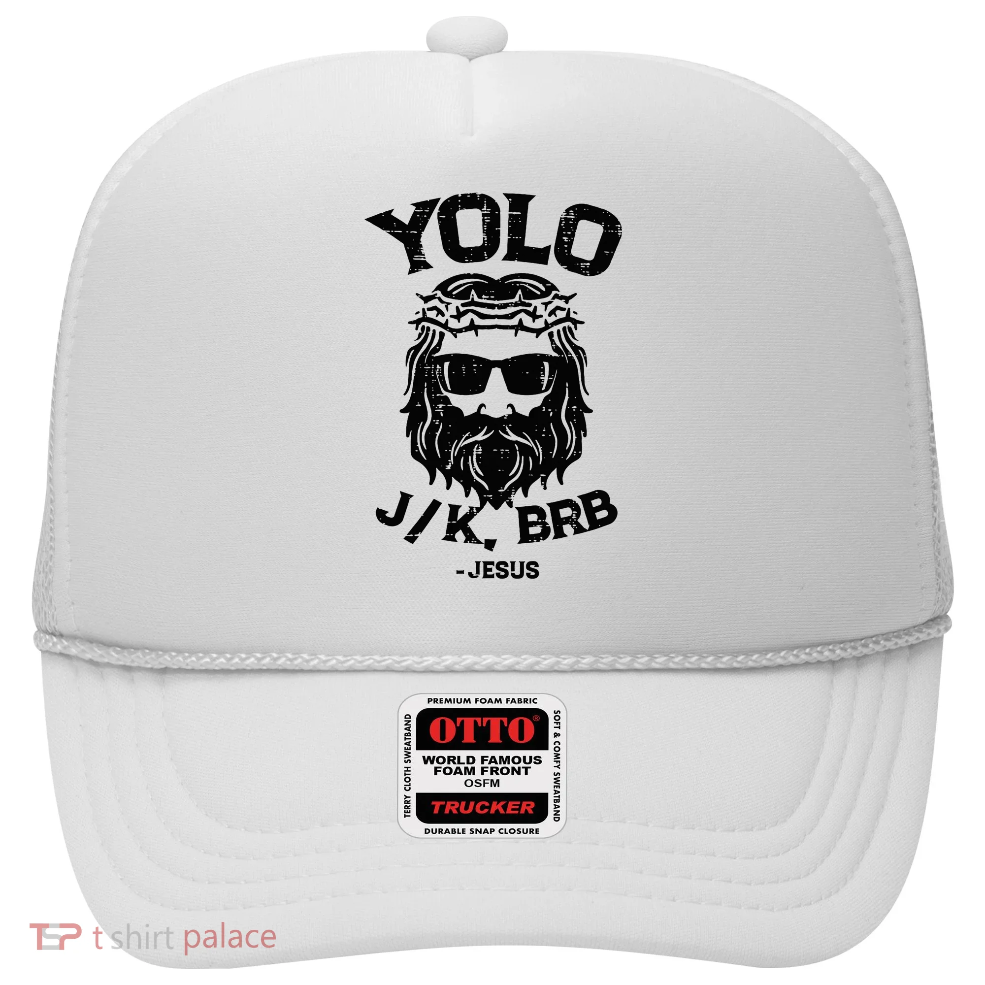 Yolo Jk Brb Jesus Funny Easter Day Ressurection Christians Hat