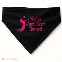You've Just Been Served Volleyball USA-Made Doggie Bandana thumb 0