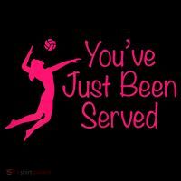 You've Just Been Served Volleyball Women's Hoodie thumb 2
