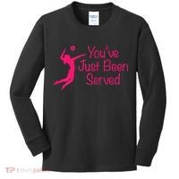 You've Just Been Served Volleyball Kids Long Sleeve Shirt thumb 0