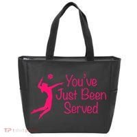 You've Just Been Served Volleyball Tote Bag thumb 0