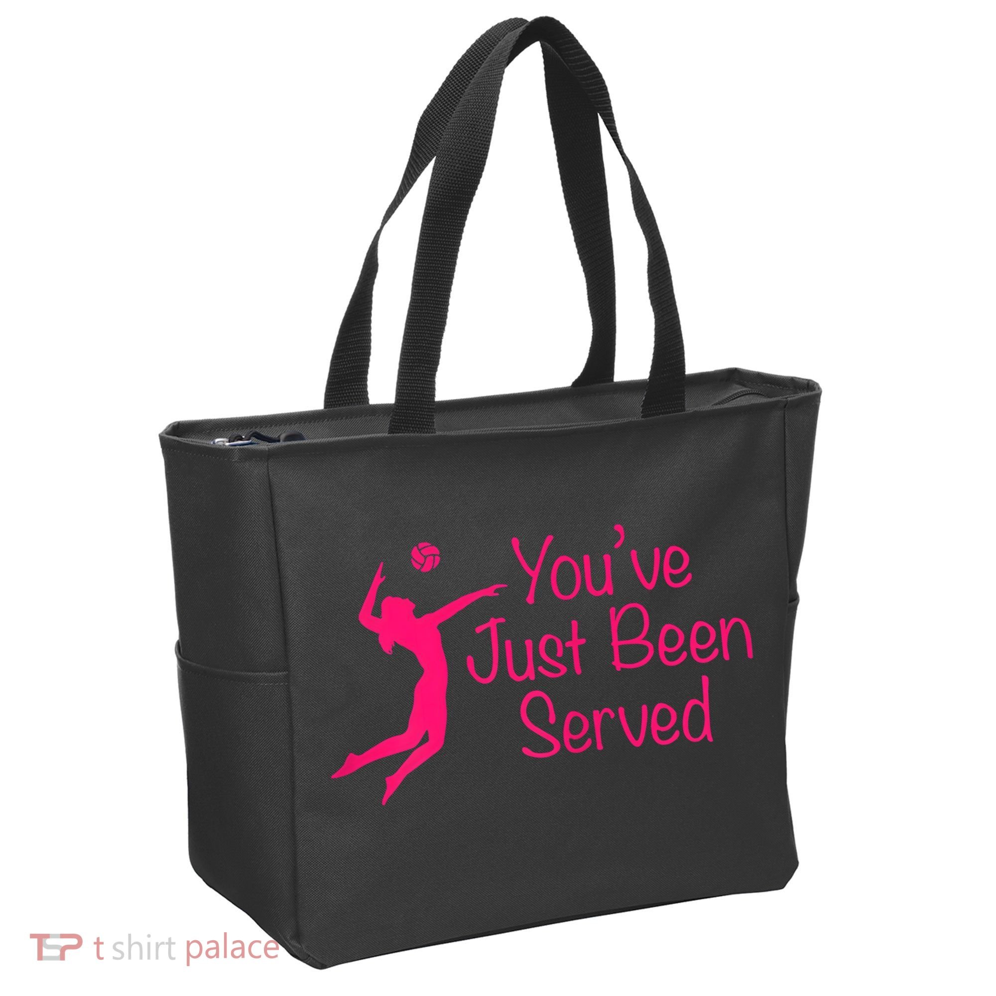 You've Just Been Served Volleyball Tote Bag