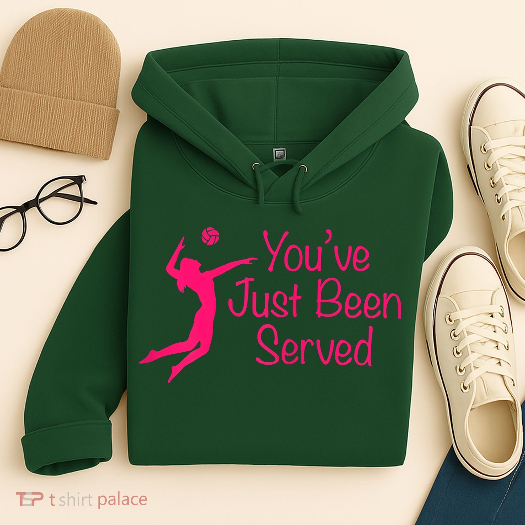 You've Just Been Served Volleyball Hoodie