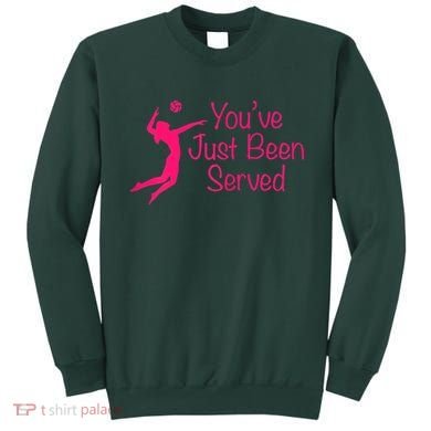 You've Just Been Served Volleyball Sweatshirt