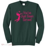 You've Just Been Served Volleyball Sweatshirt thumb 0