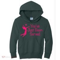 You've Just Been Served Volleyball Kids Hoodie thumb 0