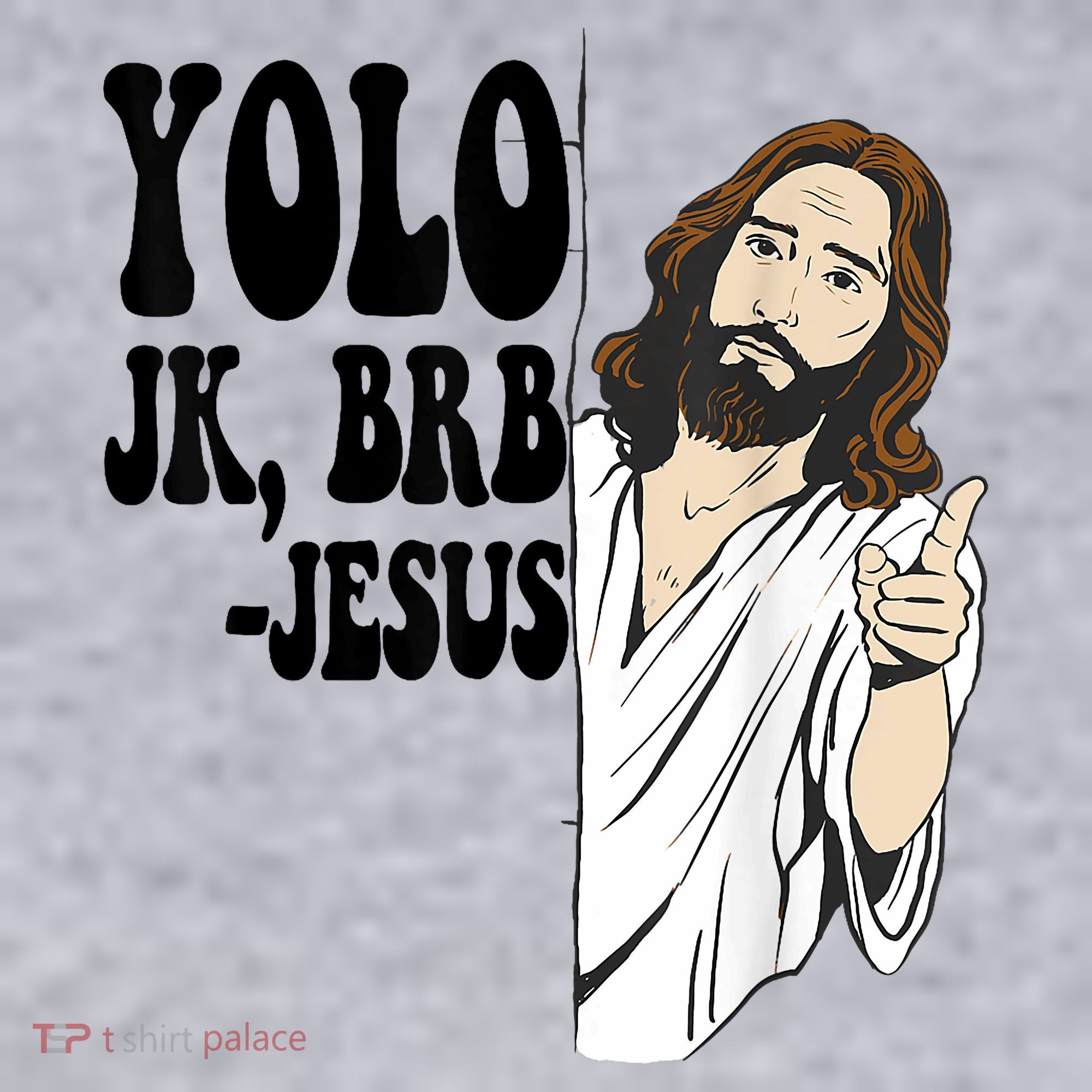 Yolo Jk Brb Jesus Funny Resurrection Christians Easter Day Women's Sweatshirt