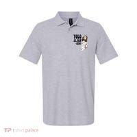 Yolo Jk Brb Jesus Funny Resurrection Christians Easter Day Polo thumb 0