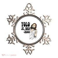 Yolo Jk Brb Jesus Funny Resurrection Christians Easter Day Ornament thumb 0