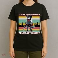 YouVe Just Buttered Your Last Biscuit Western Cowboy Cat T-Shirt thumb 4