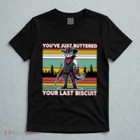 YouVe Just Buttered Your Last Biscuit Western Cowboy Cat T-Shirt thumb 5