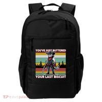 YouVe Just Buttered Your Last Biscuit Western Cowboy Cat Backpack thumb 0