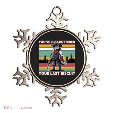 YouVe Just Buttered Your Last Biscuit Western Cowboy Cat Ornament