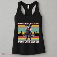 YouVe Just Buttered Your Last Biscuit Western Cowboy Cat Women's Tank Top thumb 3