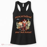 YouVe Just Buttered Your Last Biscuit Western Cat Cowboy Women's Tank Top thumb 0
