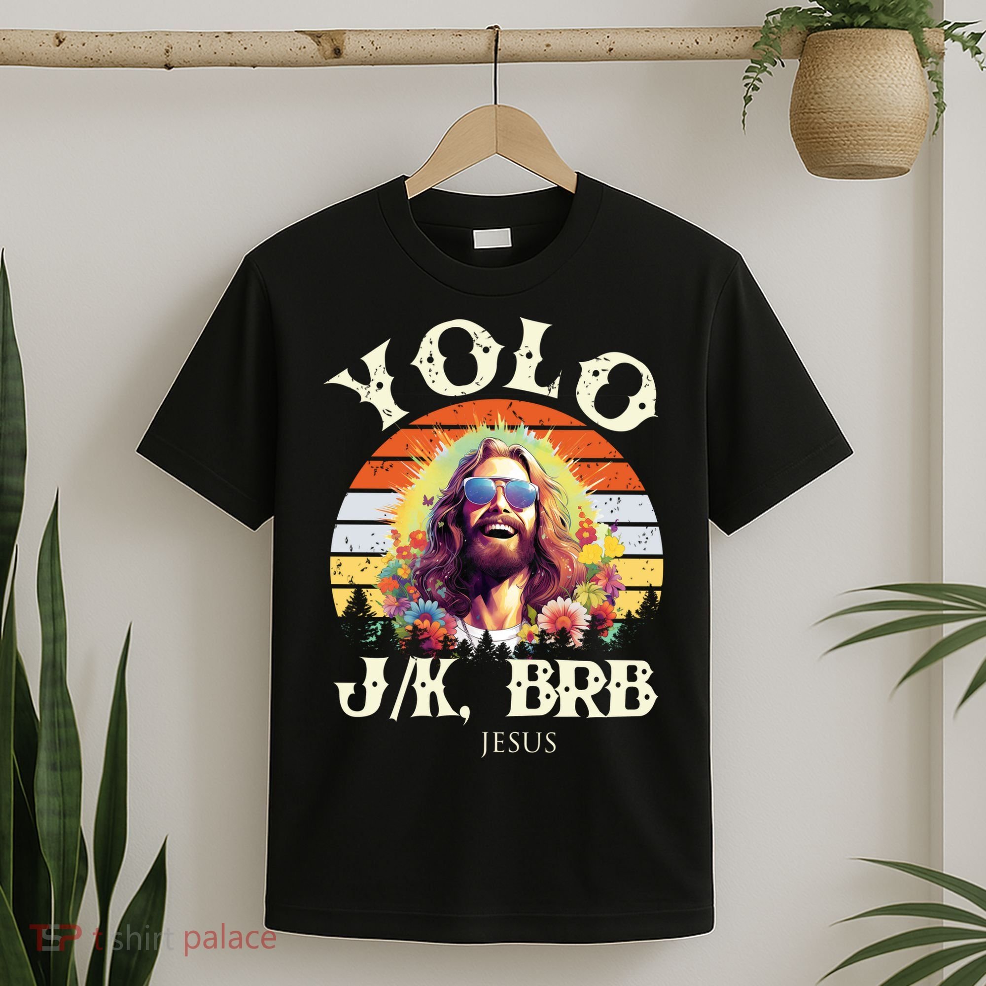 YOLO JK BRB – Funny Jesus Easter Meme Christian T-Shirt