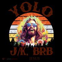 YOLO JK BRB – Funny Jesus Easter Meme Christian Coffee Mug thumb 5